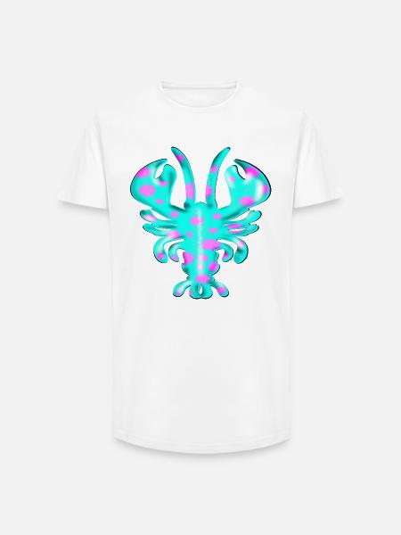 LOBSTER KRUSTENTIERE - Long Fit Männer T-Shirt - Weiß
