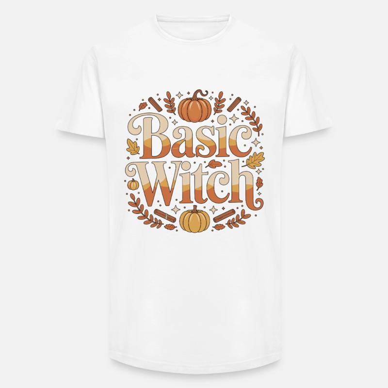 Witchcraft Basic Witch Enchanted Tarot Reading - Long Fit Männer T-Shirt - Weiß