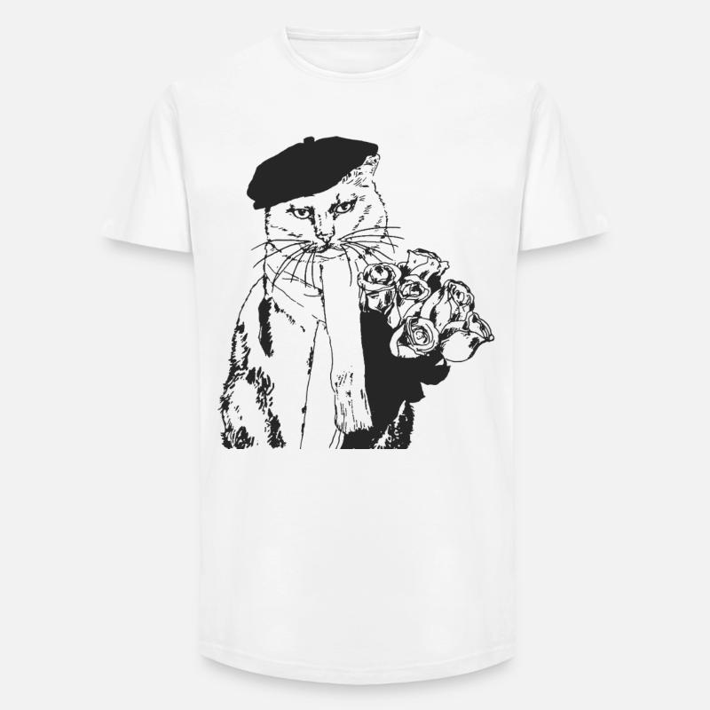 HERR STEHLEN SIE IHR MÄDCHEN - Long Fit Männer T-Shirt - Weiß
