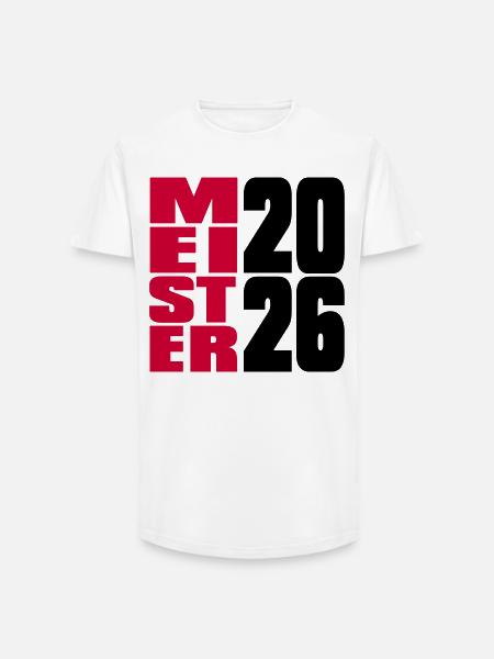 Champion 2026 Championship - Long Fit Men's T-Shirt - white