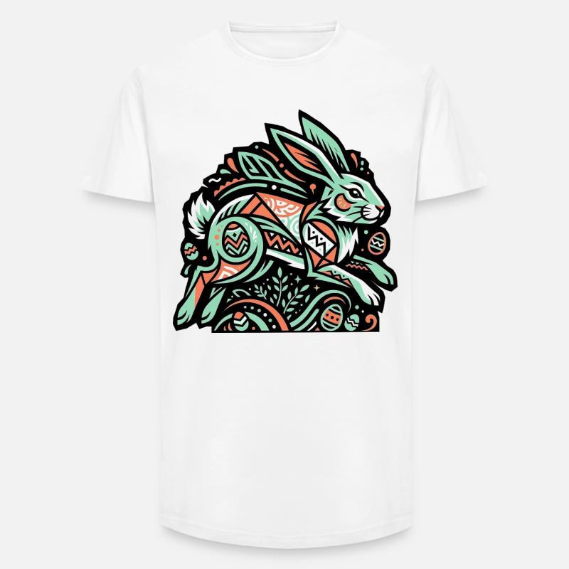 Easter Bunny Easter Bunny Eggs - Long Fit Men's T-Shirt - white