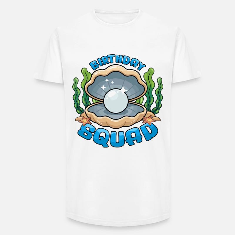 Birthday Squad Beach Summer Cruise Shell - Long Fit Männer T-Shirt - Weiß