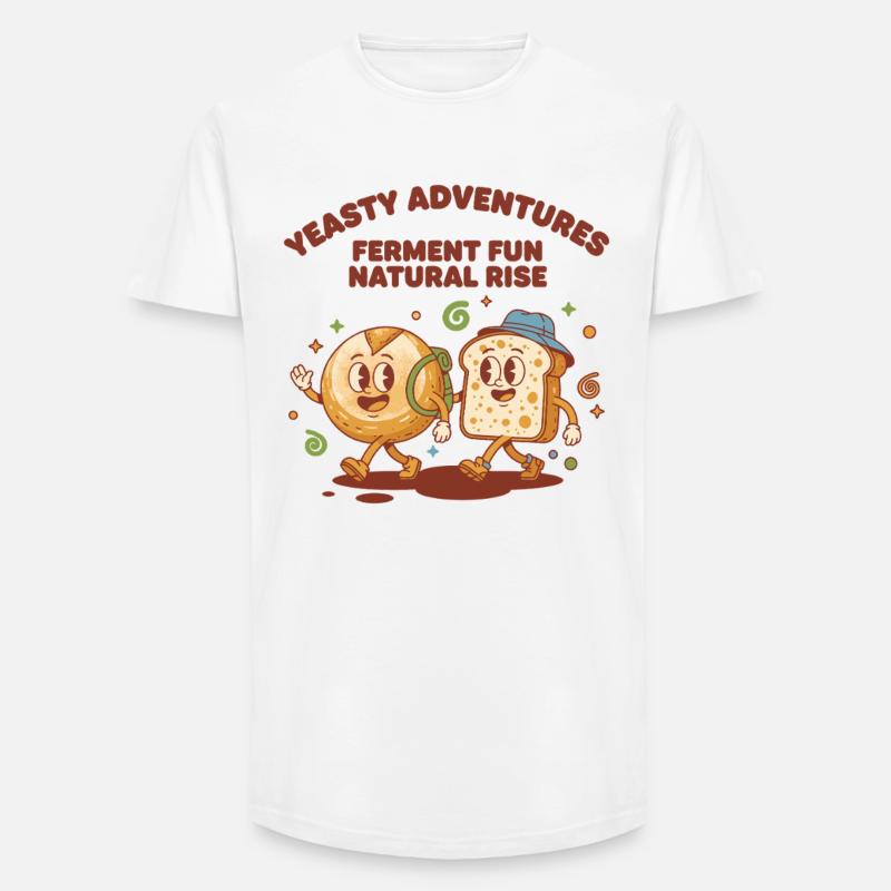 Sourdough Bread Baking Baker Sourdough Starter - Long Fit Men's T-Shirt - white