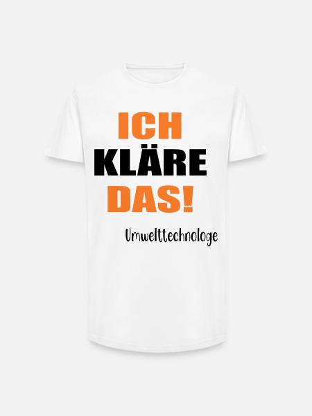 Umwelttechnologe Abwasser - Long Fit Männer T-Shirt - Weiß