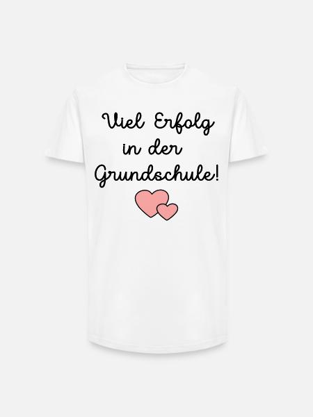 Einschulung Grundschule Schulkind - Long Fit Männer T-Shirt - Weiß