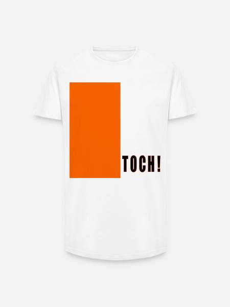DENNOCH - Long Fit Männer T-Shirt - Weiß