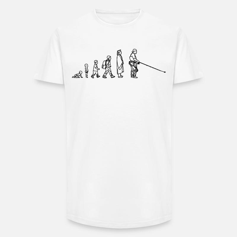 Fischer Evolution - Long Fit Men's T-Shirt - white