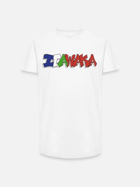 Itawaka - Molukker 4 farver - Long fit herre T-shirt - hvid
