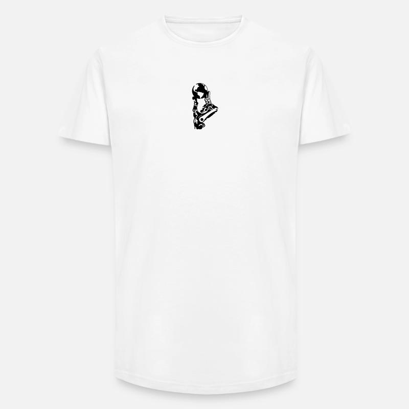 Künstliche Intelligenz - Long Fit Männer T-Shirt - Weiß
