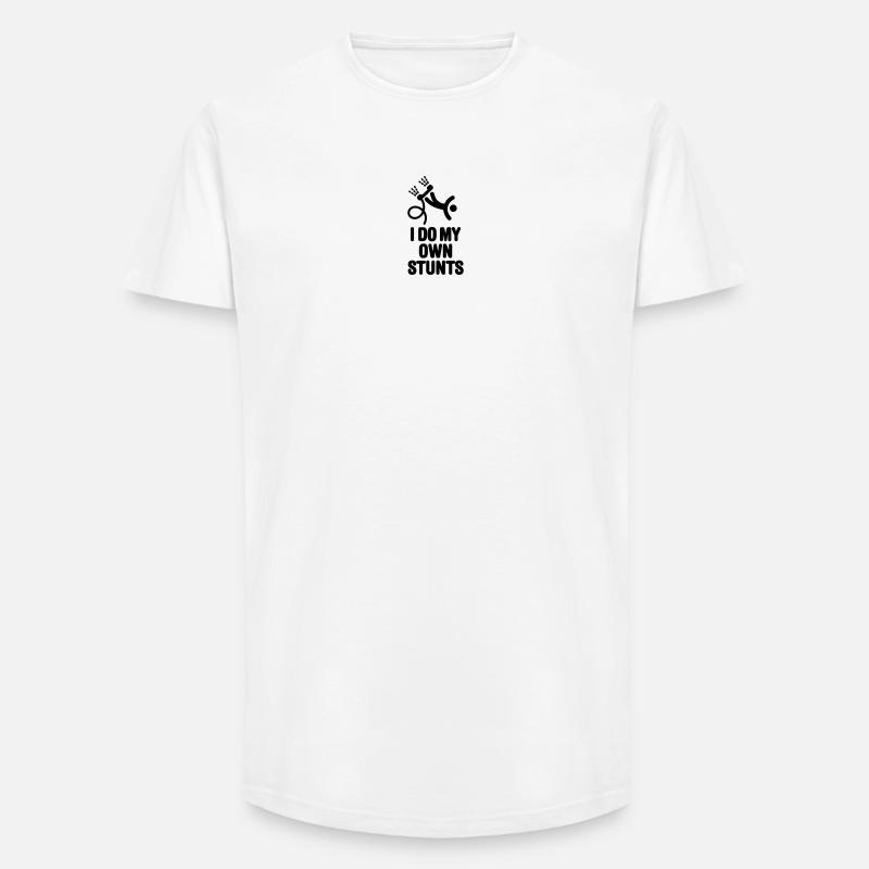 Flyboard Flyboarding Hydro Flying Hydrofly Stunts - Long Fit Männer T-Shirt - Weiß