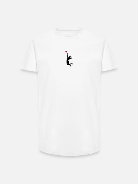 volleyball - T-shirt coupe longue homme - blanc