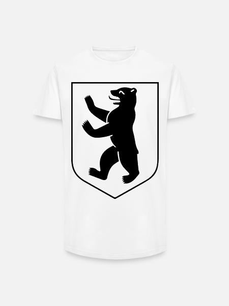 Berliner Bär - Berliner Wappen - Long Fit Männer T-Shirt - Weiß