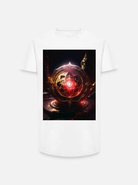 Wurzelchakra – Muladhara: Feuer der Erde - Long Fit Männer T-Shirt - Weiß