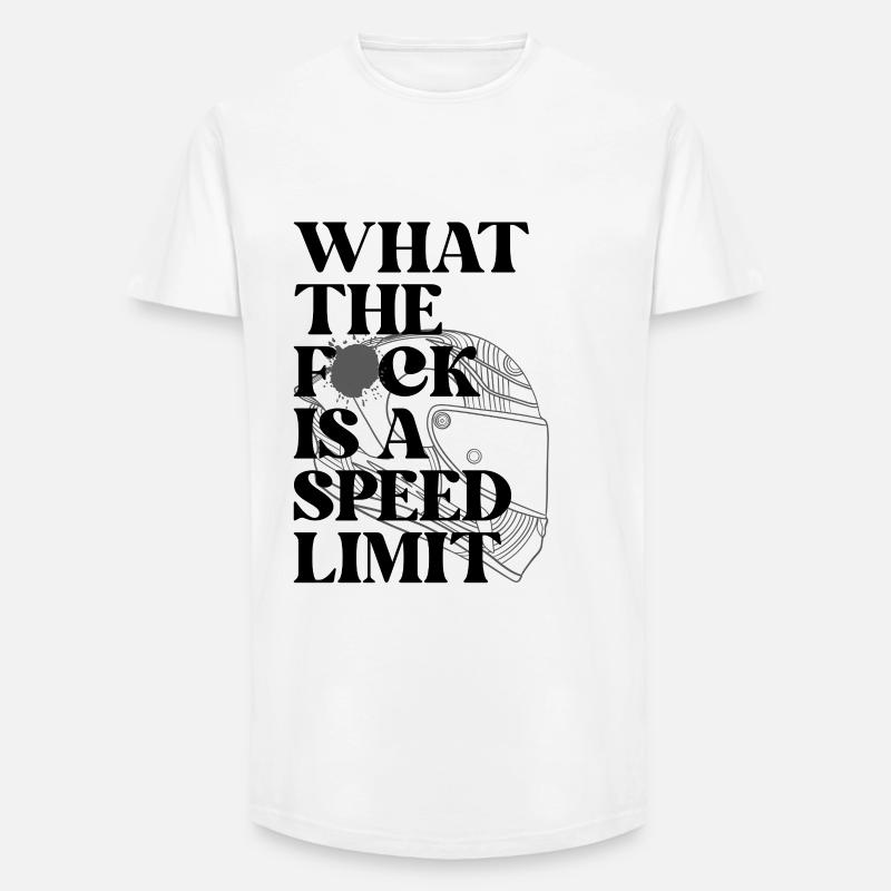 Auto - Long Fit Männer T-Shirt - Weiß