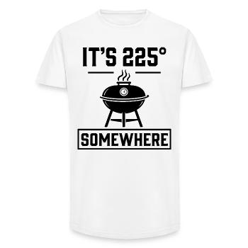 Humor Barbecue Grill Dad | BBQ Master Gift - Long Fit Men's T-Shirt - white - Front - AI Model Male 185 light (185cm)