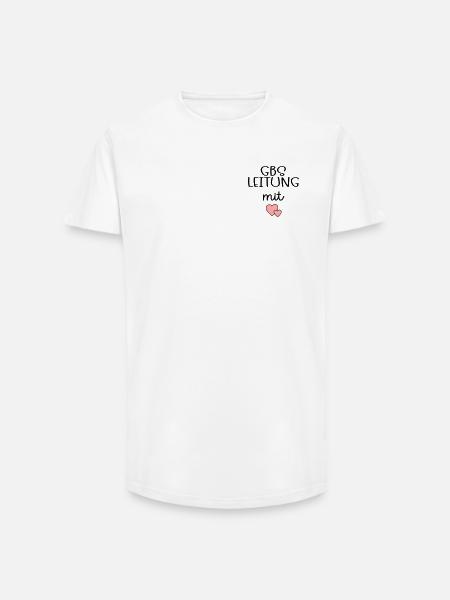 Bildung Betreuung Leitung - Long Fit Männer T-Shirt - Weiß