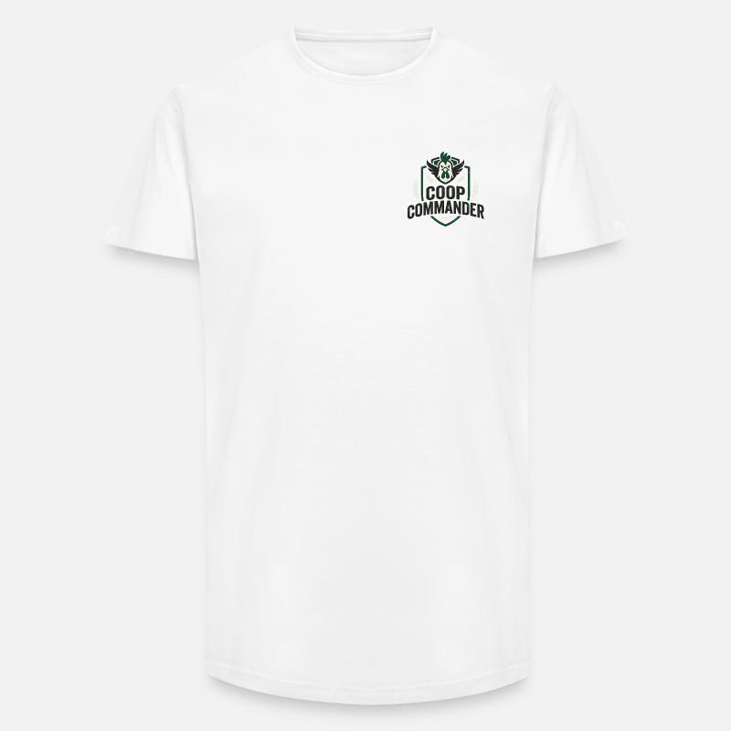 Huehnerhalter Experte - Long Fit Männer T-Shirt - Weiß