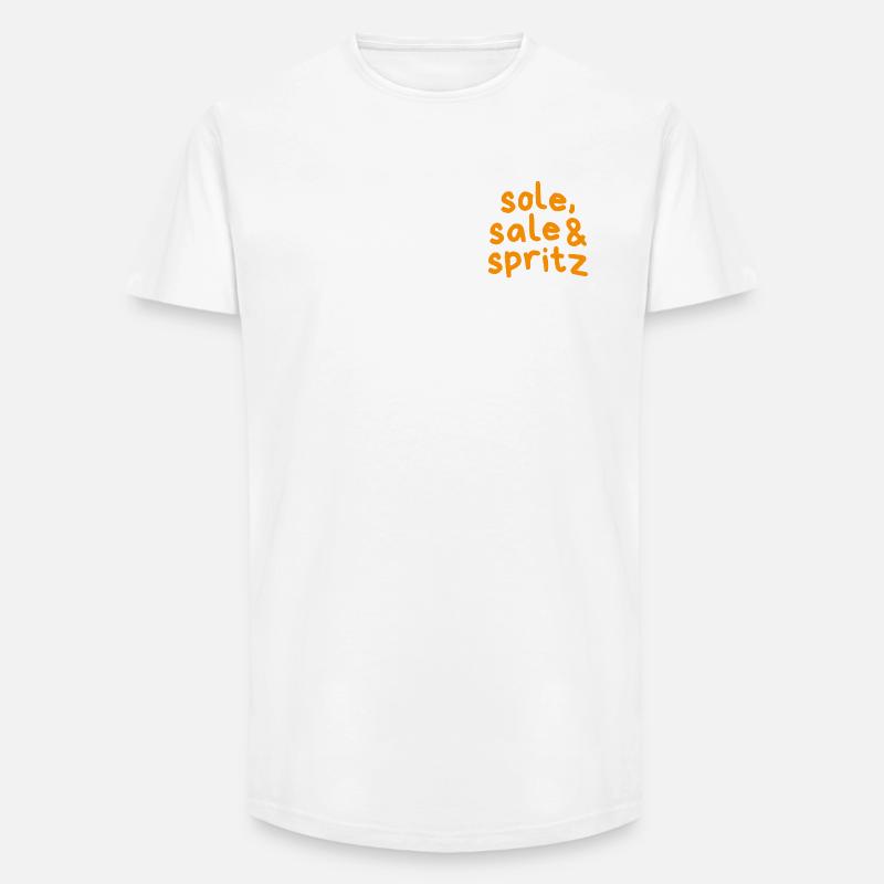 Spritz en vente unique - T-shirt coupe longue homme - blanc