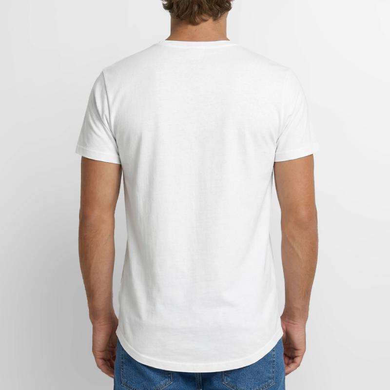 Mode ON/OFF T-shirt coupe longue homme