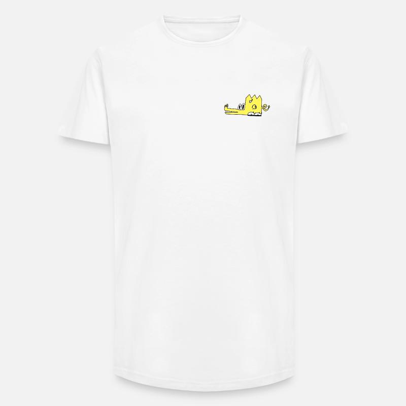 Drako der Drache - Long Fit Männer T-Shirt - Weiß