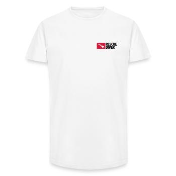 Rescue Diver - Long Fit Men's T-Shirt - white - Front - AI Model Male 185 light (185cm)