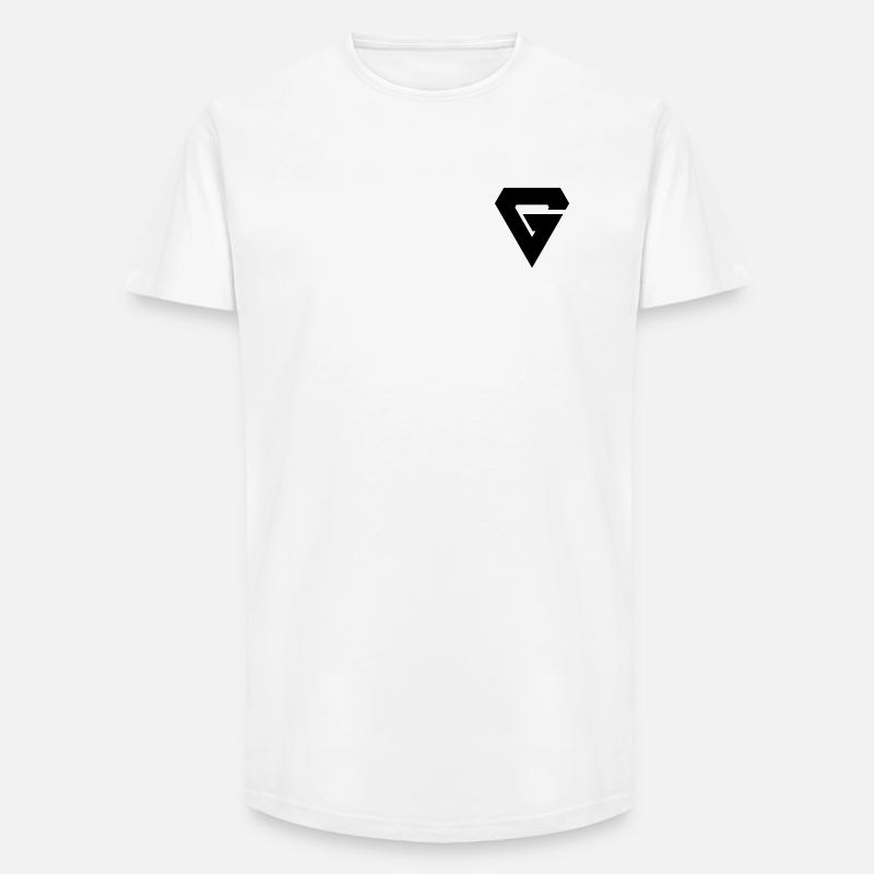 G - Long Fit Männer T-Shirt - Weiß