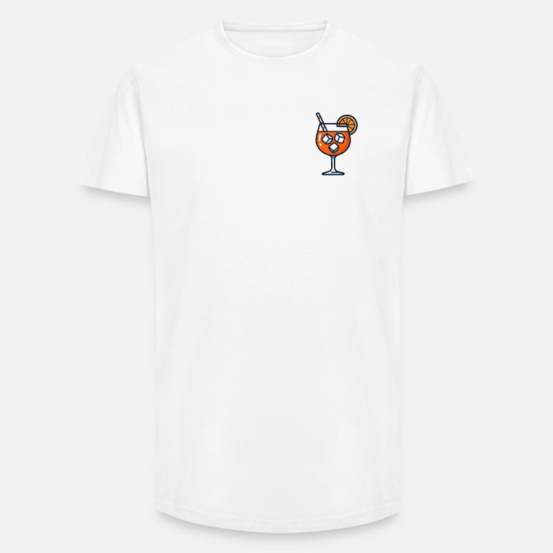 Party Spritz Glas Geschenkidee - Long Fit Männer T-Shirt - Weiß