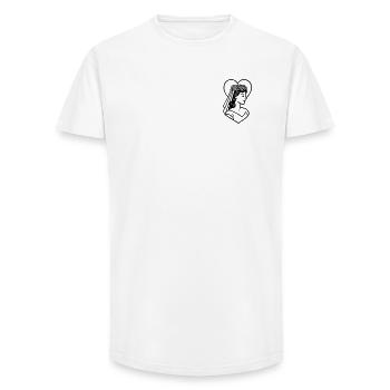 Die Braut - Long Fit Männer T-Shirt - Weiß - Vorne - AI Model Male 185 light (185cm)