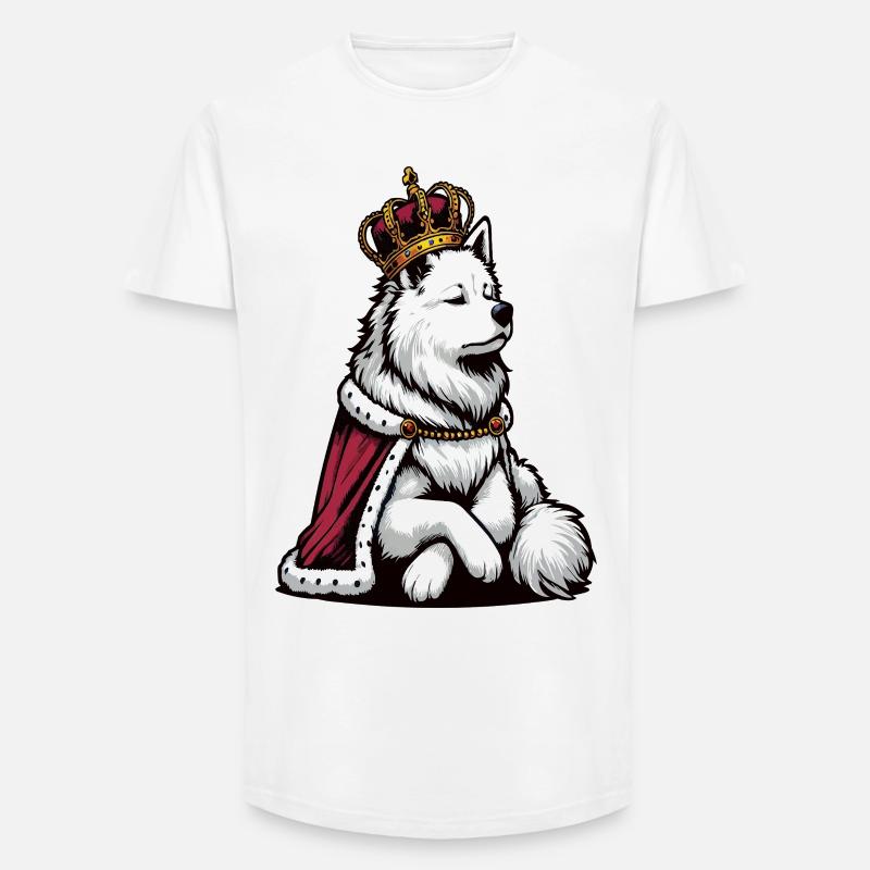 Weißer Schäferhund Schäferhund Schäferhunde - Long Fit Männer T-Shirt - Weiß