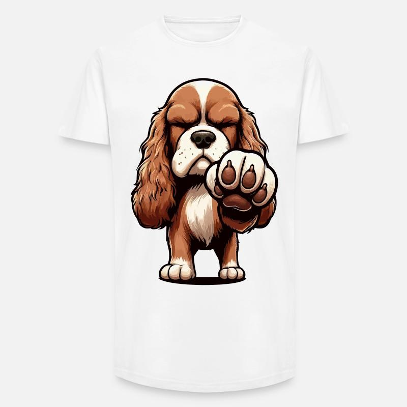 Cocker Spaniel Cockerhund Cocker Spaniel Besitzer - Long Fit Männer T-Shirt - Weiß