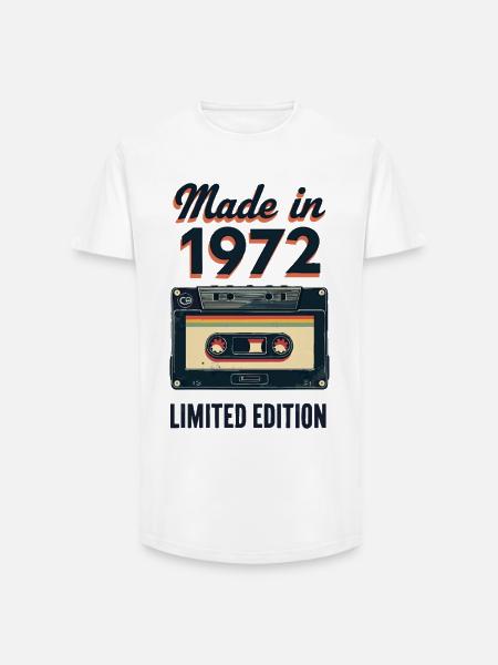 Made in 1972 – Limited Edition - Long Fit Men's T-Shirt - white