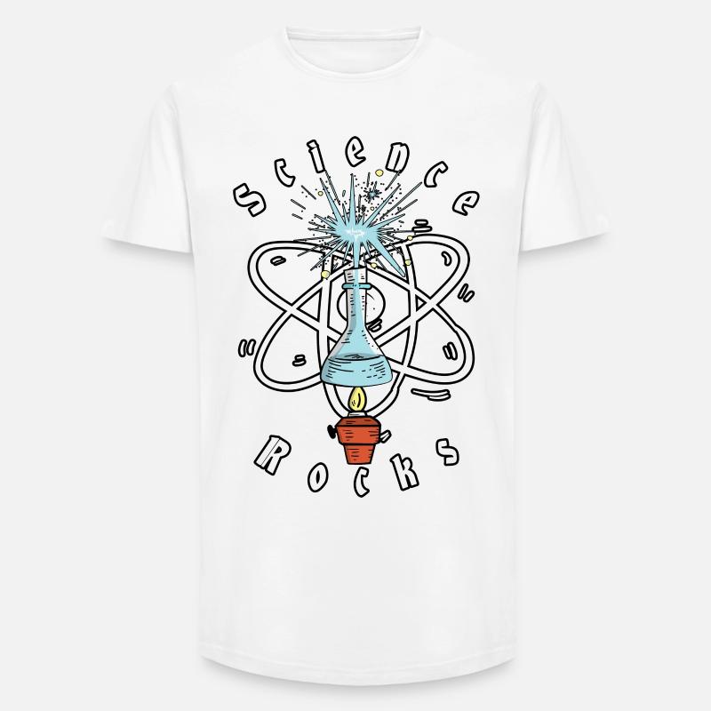 Science Physics rocks - Long Fit Men's T-Shirt - white