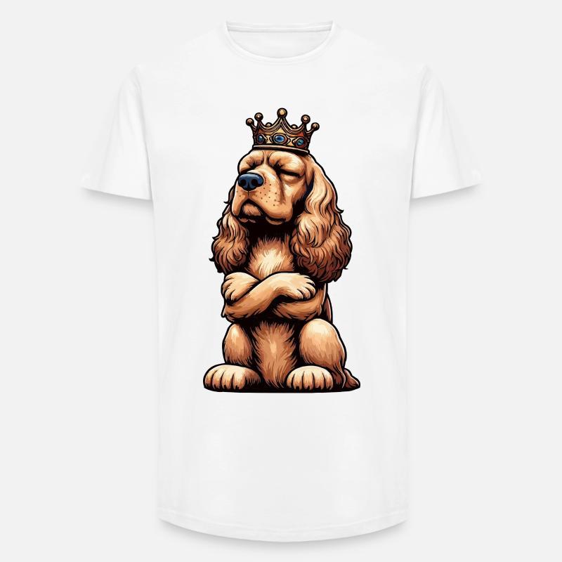 Cocker Spaniel Cockerhund Cocker Spaniel Besitzer - Long Fit Männer T-Shirt - Weiß