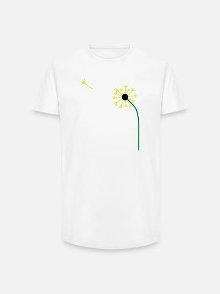 Dandelion,Dandelion,Buttercup, ✔ - Long Fit Men's T-Shirt - white