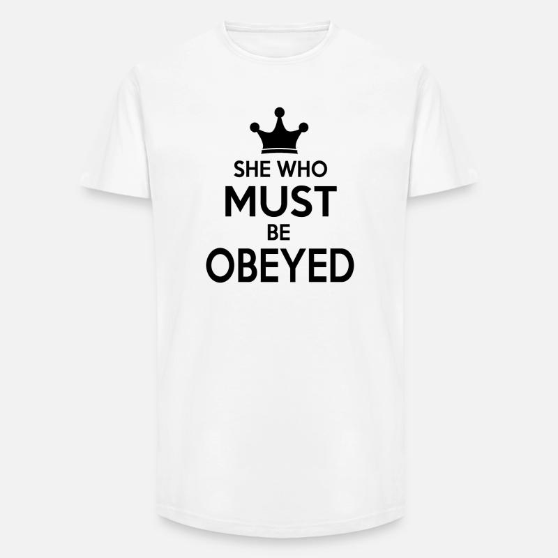 Mutter - Long Fit Männer T-Shirt - Weiß