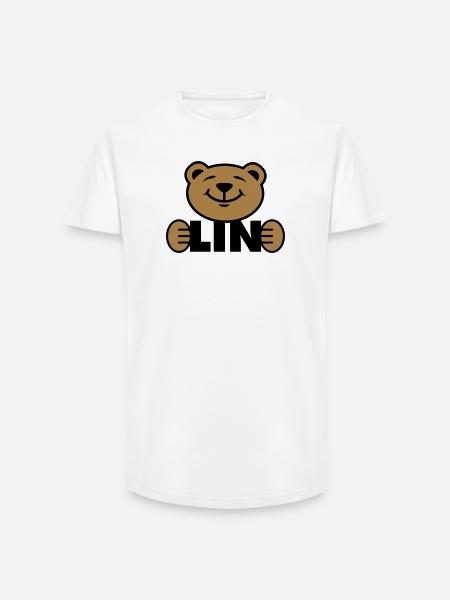 Berlin | Bär | Bearlin | Bear - Long Fit Men's T-Shirt - white