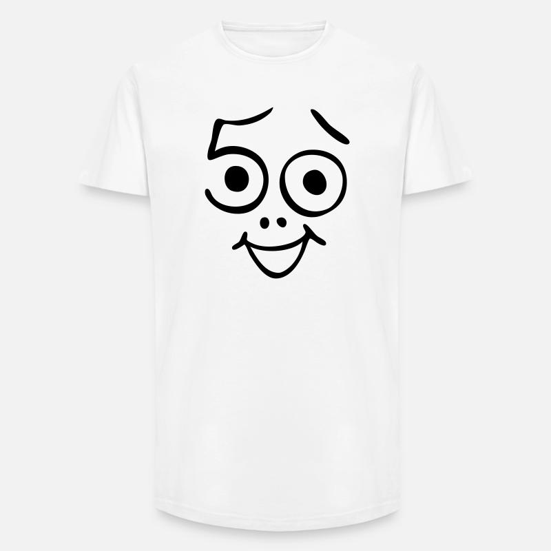 50 år og stadig frisk! - Long fit herre T-shirt - hvid