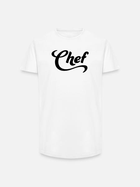 2541614 16037661 Boss - Long Fit Men's T-Shirt - white