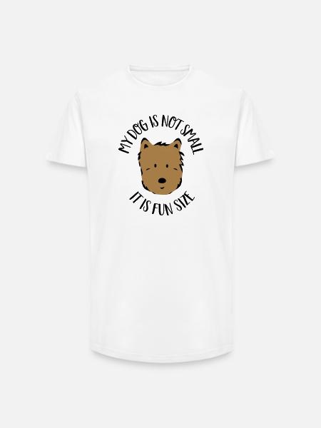 Canis Minor - Long Fit Men's T-Shirt - white