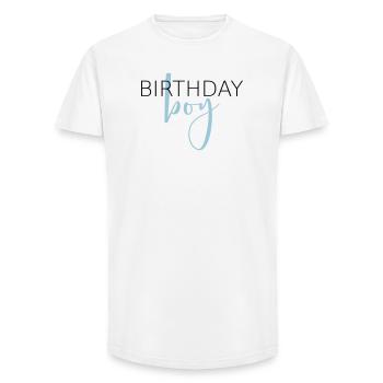 Birthday boy I Geburtstagskind Geschenk - Long Fit Männer T-Shirt - Weiß - Vorne - AI Model Male 185 light (185cm)