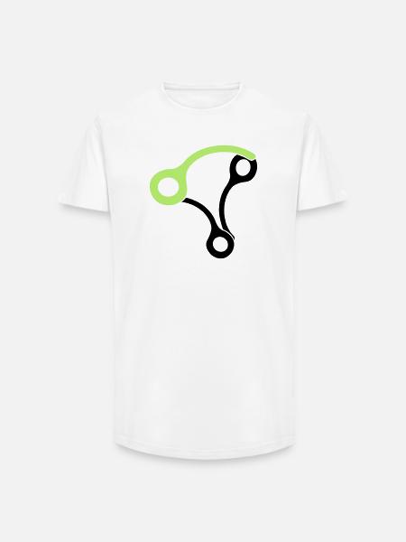 3skydivepins - Long Fit Männer T-Shirt - Weiß