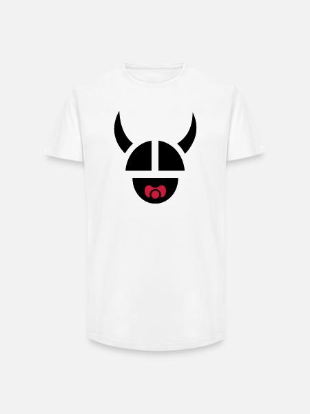Wikingerkind - Long Fit Männer T-Shirt - Weiß