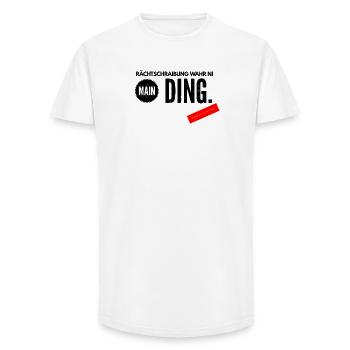 Rechschreibung Schule Deutsch witziges Design - Long Fit Männer T-Shirt - Weiß - Vorne - AI Model Male 185 light (185cm)