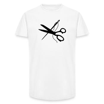 cutter - Long Fit Men's T-Shirt - white - Front - AI Model Male 185 light (185cm)