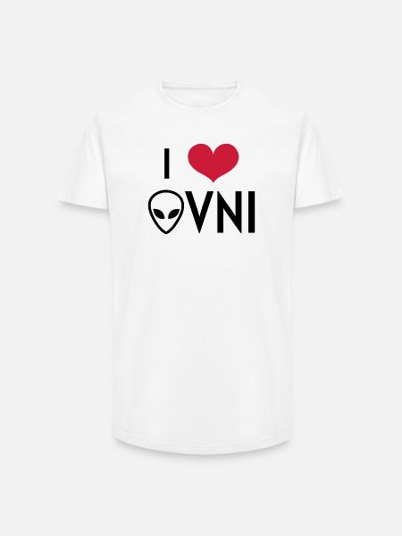 OVNI - UFO - Alien - Espace - Extraterrestre - Long Fit Men's T-Shirt - white