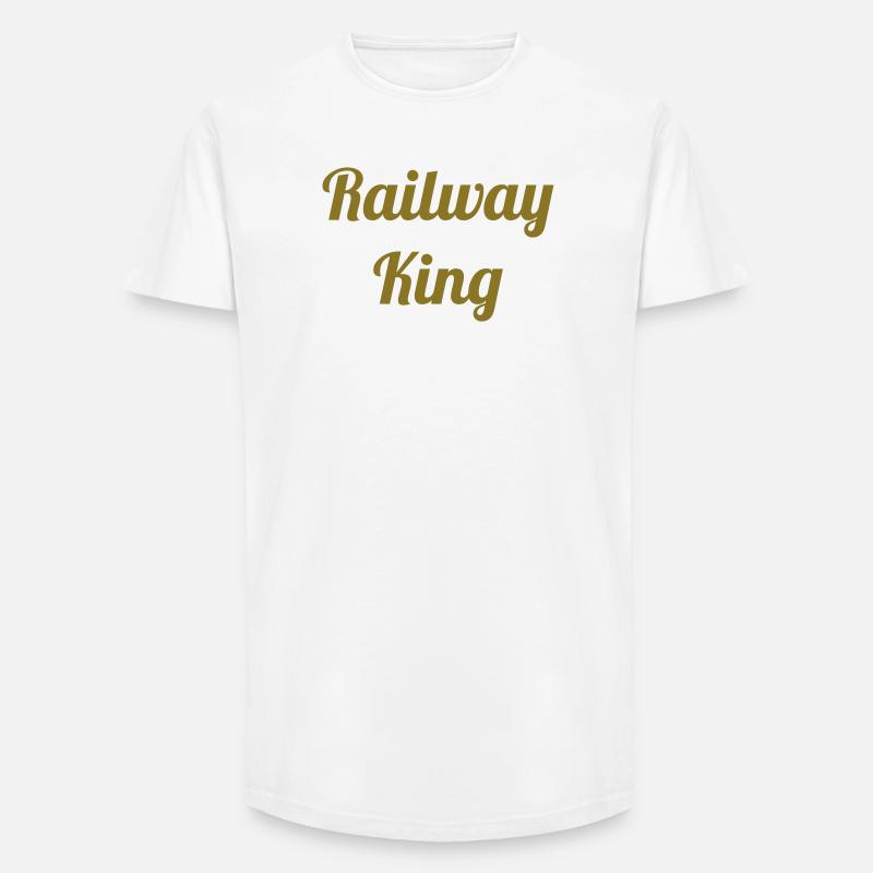 Eisenbahner / Eisenbahnen / Eisenbahn / Bahn - Long Fit Männer T-Shirt - Weiß