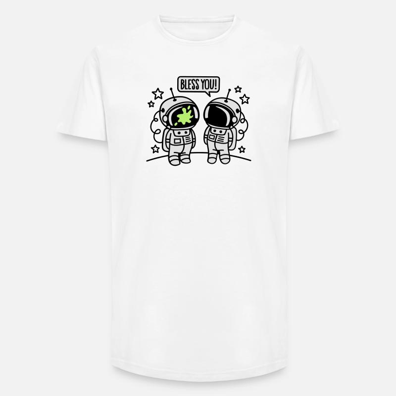 Bless you! - Long Fit Männer T-Shirt - Weiß