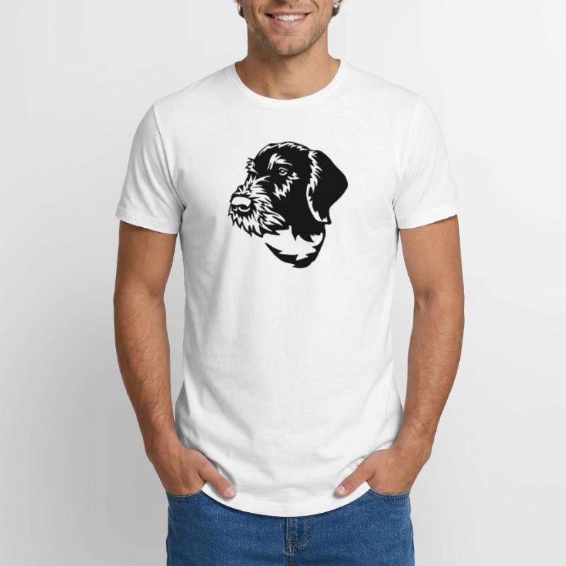 German Wirehaired Pointer Long Fit Men's T-Shirt