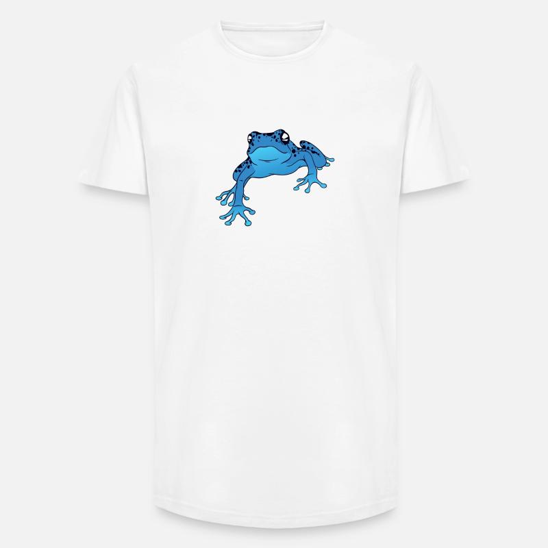 Pfeilgiftfrosch Design / Geschenk - Long Fit Männer T-Shirt - Weiß