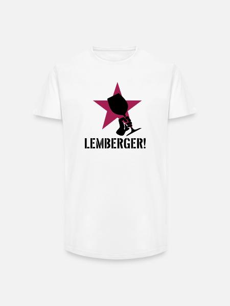 Lemberg Revolution - Long Fit Men's T-Shirt - white
